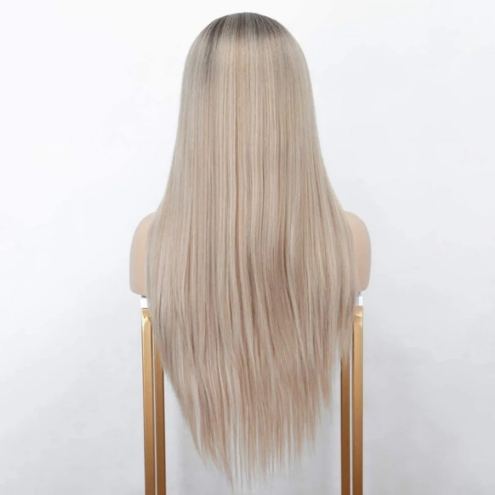 Blooming Hair 2 Tones Ombre Blonde Wig